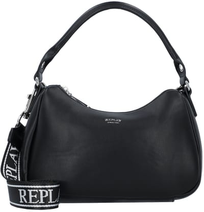 REPLAY Schoudertas Handtas Shoulder Bag Black Zwart