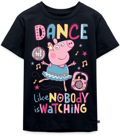 Peppa Pig Dancing Queen Premium T Shirt Kinderen