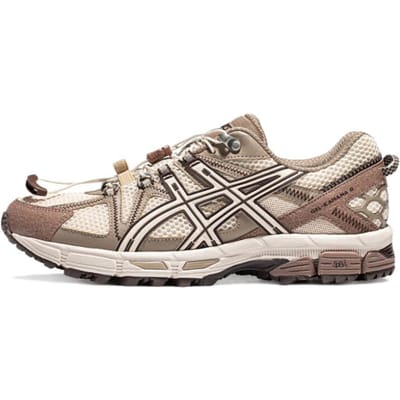 Asics Gel-Kahana 8 Ademend Comfortabel Stof Synthetisch Leer Duurzaam Omsluitend Ademend Terugverend Lage Top Casual Trailrunningschoenen 1011B828-200 42