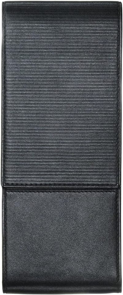 Elegante leren penhoes voor 3 pennen