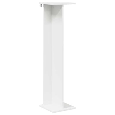 vidaXL - Plantenstand - Wit - 25 - x - 25,5 - x - 100,5 - cm - Bewerkt - hout