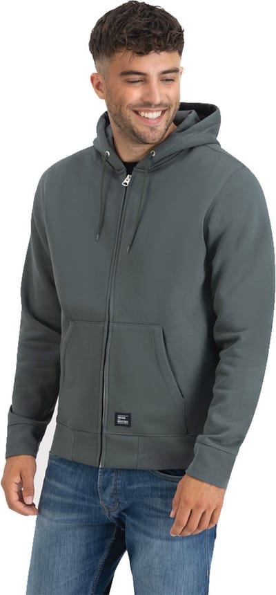 Vintage Industries Redstone Mid Grey Hooded Sweatshirt Heren