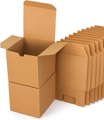 Kraftpapier Cadeau Dozen 15 x 15 x 15 cm voor Bruiloft, Verjaardag en Feestdecoratie, Stevig en Duurzaam Materiaal