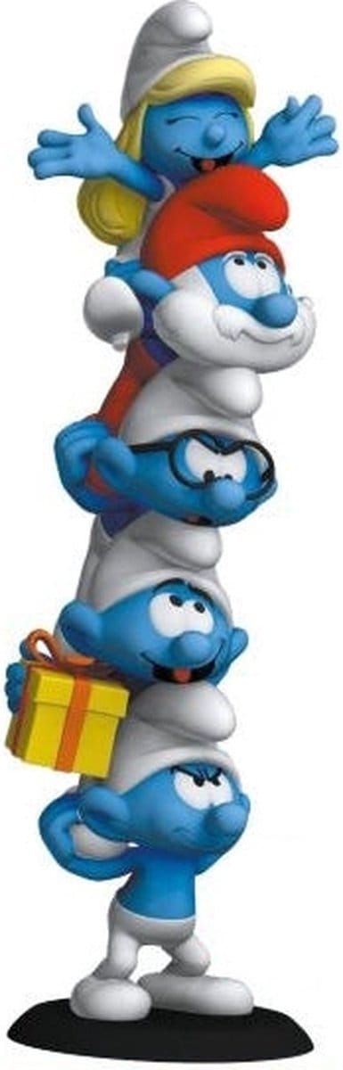 Plastoy - The Smurfs Resin Statue Smurfs Column Polychrome Edition 50 cm - Figuur
