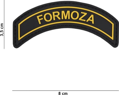 Embleem 3D PVC Formoza zwart