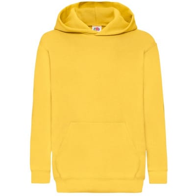 Fruit of the Loom Kinder/Kids Klassieke Hoodie (Zonnebloem)