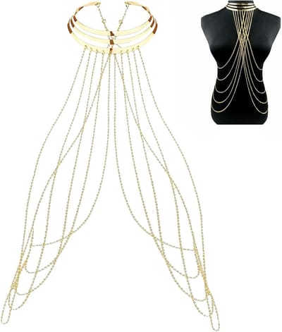 Lichaamskettingen Met Kwastjes Kwast Body Chain Bikini Bh Kettingen Ketting Lichaamssieraden Bikini Bh Vergulde Lichaamskettingen Lichaamsketting Sieraden Het Perfecte Geschenk Voor Vrouwen