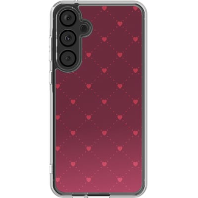 imoshion Hoesje - Geschikt voor Samsung Galaxy A55 (5G) - Design hoesje - Crush Check Coral Dust