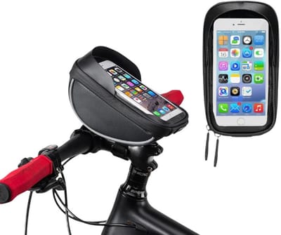 Telefoonhouder Fiets / Mountainbike | Waterdicht | Apollo | Universeel | Fietshouder | FIets Telefoon Houder | Waterdicht | Houder Fiets Telefoon | Fietstas