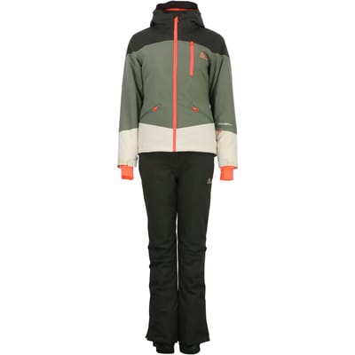 Vrouwen ski set met jack en broek Peak Mountain Acorse