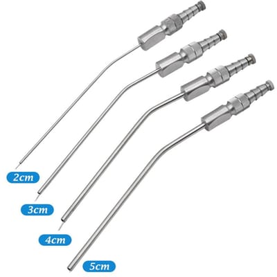 4 Stuks Tandheelkundige Chirurgie Aspirator Ferguson Frazier Zuigbuis 2/3/4/5 Mm Implantaat Chirurgische Instrumenten Voor Tandheelkundig Lab