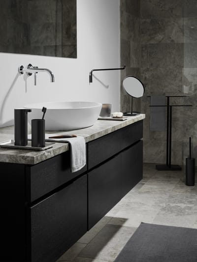 Modo Gastendoekhouder Black | Zwart | Staal