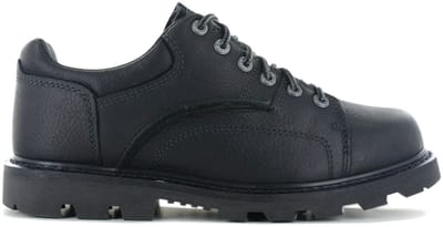 CAT Caterpillar ARCOLA - Heren Schoenen Leer Zwart P725450 , Maat: EU 44 UK 10