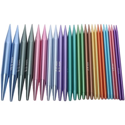 Aiguilles circulaires interchangeables de 3 mm à 10 mm avec marquages de taille clairs pour vêtements, chaussettes, écharpes