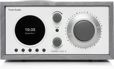 Tivoli Audio Classic Model One+ - DAB/DAB+/FM - Grijs/wit
