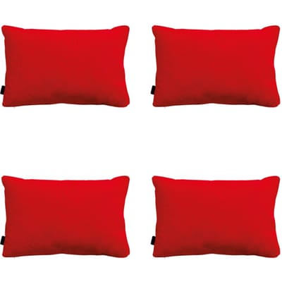 Madison - Sierkussen Panama red - Ca. 40x60 cm - Set van 4