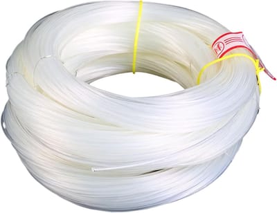 Dailygoods - 360ft vislijn, 0,04 inch nylon koord voor anker en uitwerpen, nylon vislijn, geringe zichtbaarheid, slijtvast, ideaal voor visliefhebbers