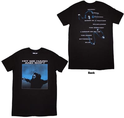 Billie Eilish - HMHAS Tracklist T-shirtjurk - 2XL - Zwart