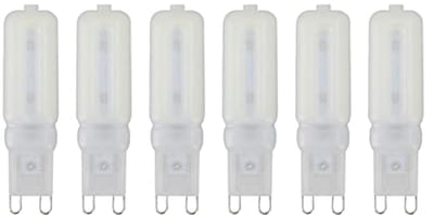 Dimbare G9 LED Lampen 7W - 6 Stuks voor Kroonluchters en Plafondlampen
