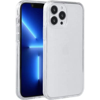 Smartphone hoesje 2 in 1 (siliconen rand en harde hoes) Platyne Iphone 13Pro Max