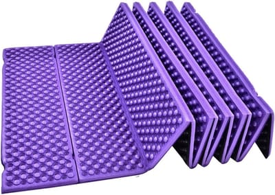 Campingmatras Opblaasbaar - Slaapmat Luchtkussen - Kamperen Buitenactiviteiten - Waterdicht Eivormig Comfort - 185 x 55 cm - Paars