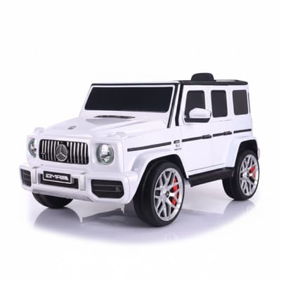 Mercedes-Benz G63 AMG | Elektrische Kinderauto - 12V - Wit - met Afstandsbediening