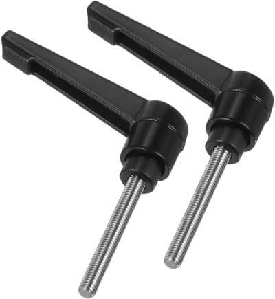 Dailygoods- Klemhendels - Verstelbaar - Snelspanner met drukknop - 304 Roestvrij Staal - M5 x 40 mm - Voor machines en apparatuur - Snelspanklem