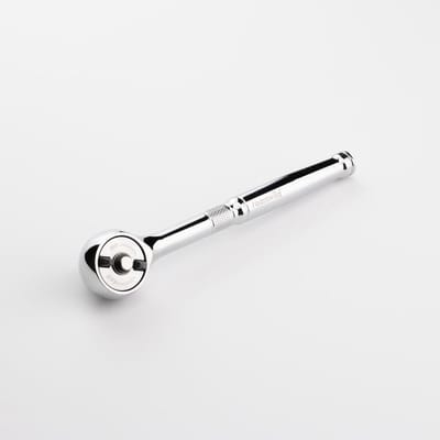 Ratel Sleutel - Dopsleutel Ratel - Klus Klussen - Gearless Mechanisme - 1/4 Inch - Zilver