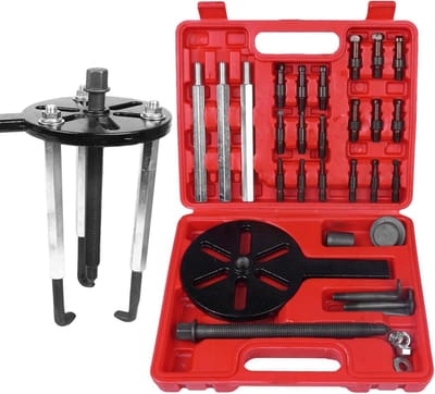 Lagertrekker Set - Trekker Gereedschap - Onderhoud Voertuigen - 21 Delig - 3.01 kg - Rood