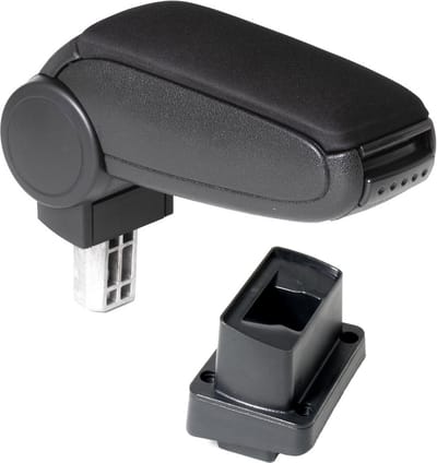 Cargoods armsteun geschikt voor Volkswagen Golf 4, Bora, New Beetle - zwart stof - op maat