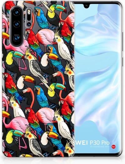 Huawei P30 Pro TPU Hoesje Birds