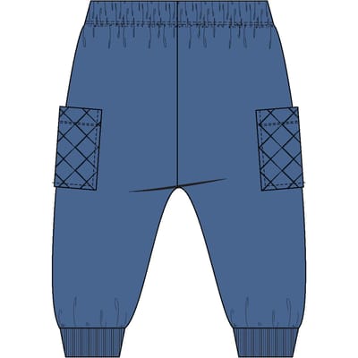 Hummel kinderbroek Hmlmini Loose Quilt Pocket Pants 233809