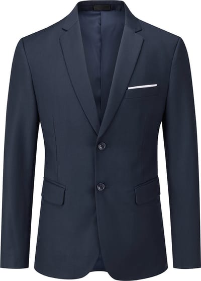 ALLTHEMEN Heren Pakjas Slim Fit Jas Blazer voor Zakelijk - Bruiloft Vrijetijdsblazer- 3XL