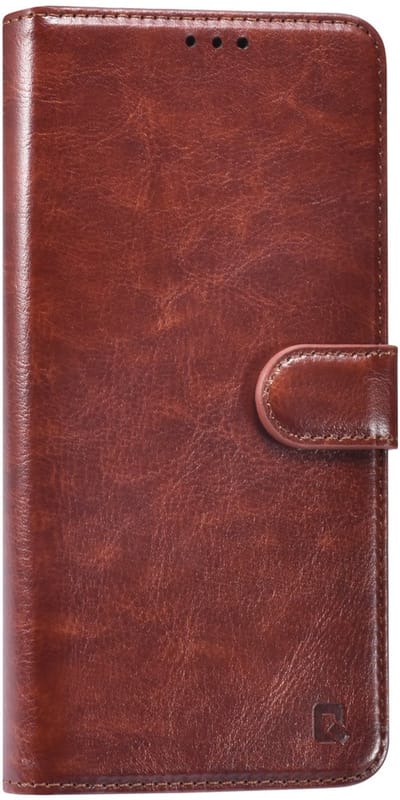 TUNIQ telefoonhoesje voor Samsung Galaxy A36 - Boekmodel voor 3 pasjes - Magneetsluiting - Bruin