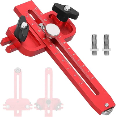 Dunne Rip Jig - Precisie Snijder - Hout Bewerken - Dubbele Schaal - 185 mm - Metaal