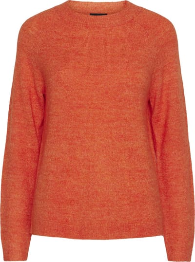 PIECES PCJULIANA  LS O-NECK KNIT NOOS BC Dames Trui - Maat L