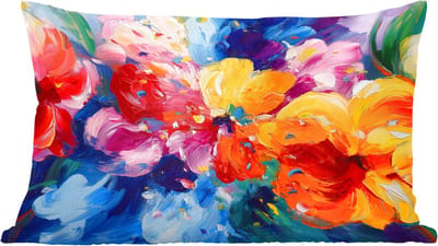 Sierkussens - Kussentjes Woonkamer - 60x40 cm - Golvend - Energie - warm