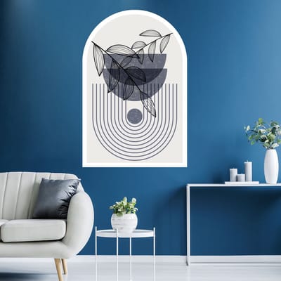 Vooraf gelijmd vliesbehang met gigantische muurschilderingen - BOOGSCHILDERING HET BEVROREN MOMENT - 135x90cm