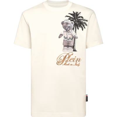 Round Neck T-Shirt Teddy Beach