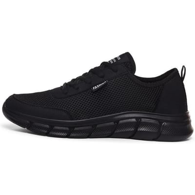 Heren Sneakers Antislip Heren Outdoor Sport Hardloopschoenen Student Skateschoenen Lichtgewicht Casual Jogschoenen 40 zwart