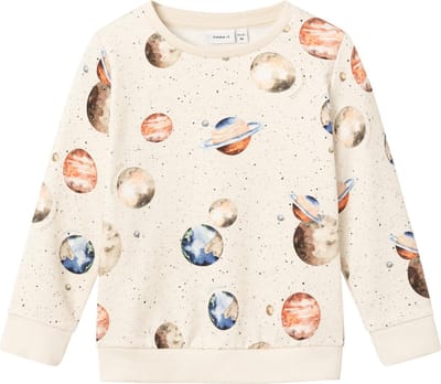 Name it jongens sweater - beige - NMMnormann - maat 98