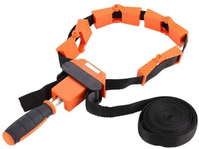 Dailygoods- Bandklem Nylon - Multifunctionele Bindriemklem - Houtbewerkingsgereedschap - Hoekclip - 4 Kaken - 25mm Breedte - Klem