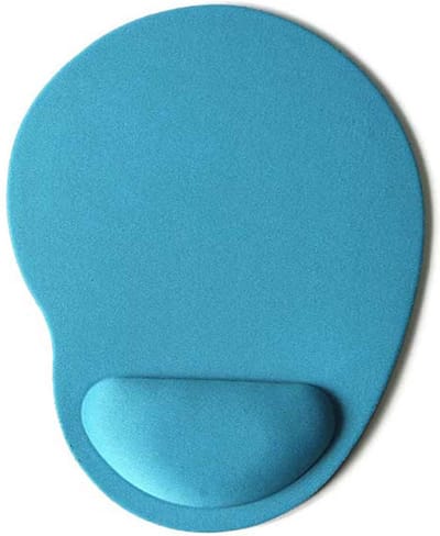 New Age Devi - Muismat - Traagschuim Pols Ondersteuning - Ergonomische Muismat - Turqoise