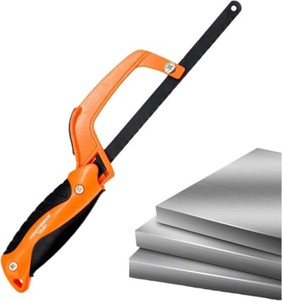 Metaal Zaag - Handzaag - Metaal Zagen - Ergonomische Handgreep - 33.3 cm - Zwart