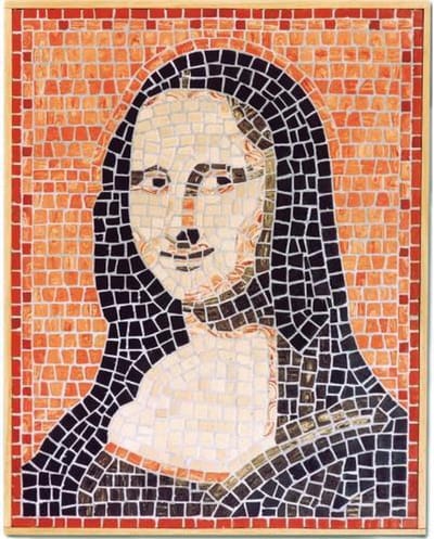 Mozaïek Mona Lisa- Steen