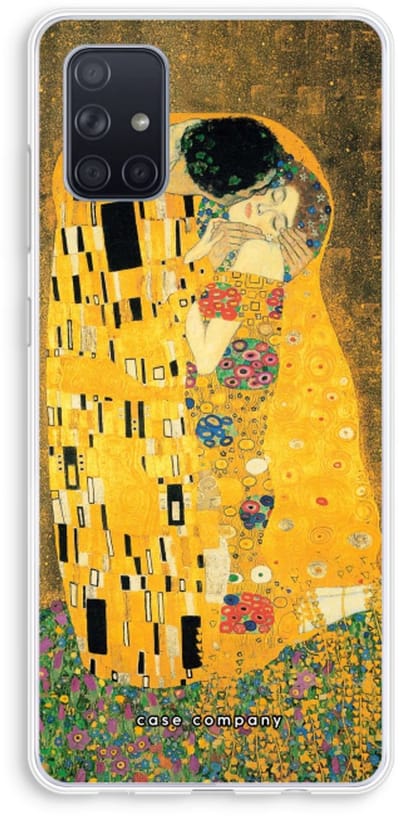 Case Company® - Hoesje geschikt voor Samsung Galaxy A71 hoesje - Der Kuss - Soft Cover Telefoonhoesje - Bescherming aan alle Kanten en Schermrand