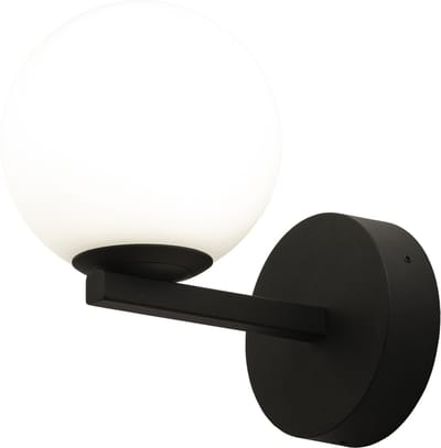 Lumidora Wandlamp 74692 - Voor binnen - HYERES - G9 - Zwart - Metaal - Badkamerlamp - IP44