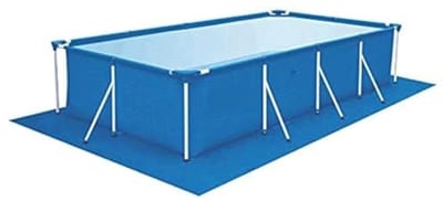 Zwembad Grondzeil - Beschermfolie Bodem - Zwembad Beschermen - Waterdicht Duurzaam PE - 25 x 45 meter - Blauw