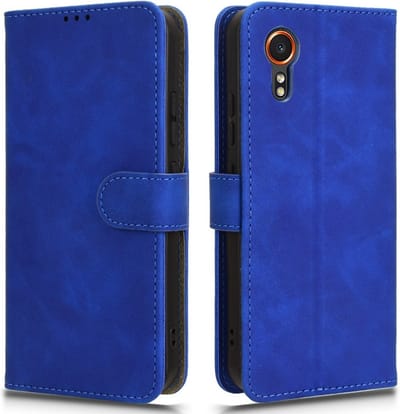 Coverup Hoesje - Geschikt voor Samsung Galaxy Xcover 7 Hoesje - Coverup Book Case - Blauw