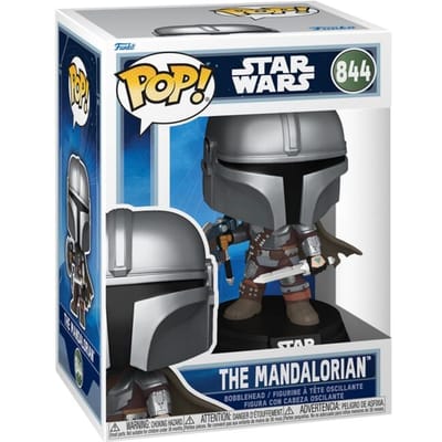 Star Wars The Mandalorian vinylfiguur 844 Unisex Funko Pop! - Neutraal - Standard